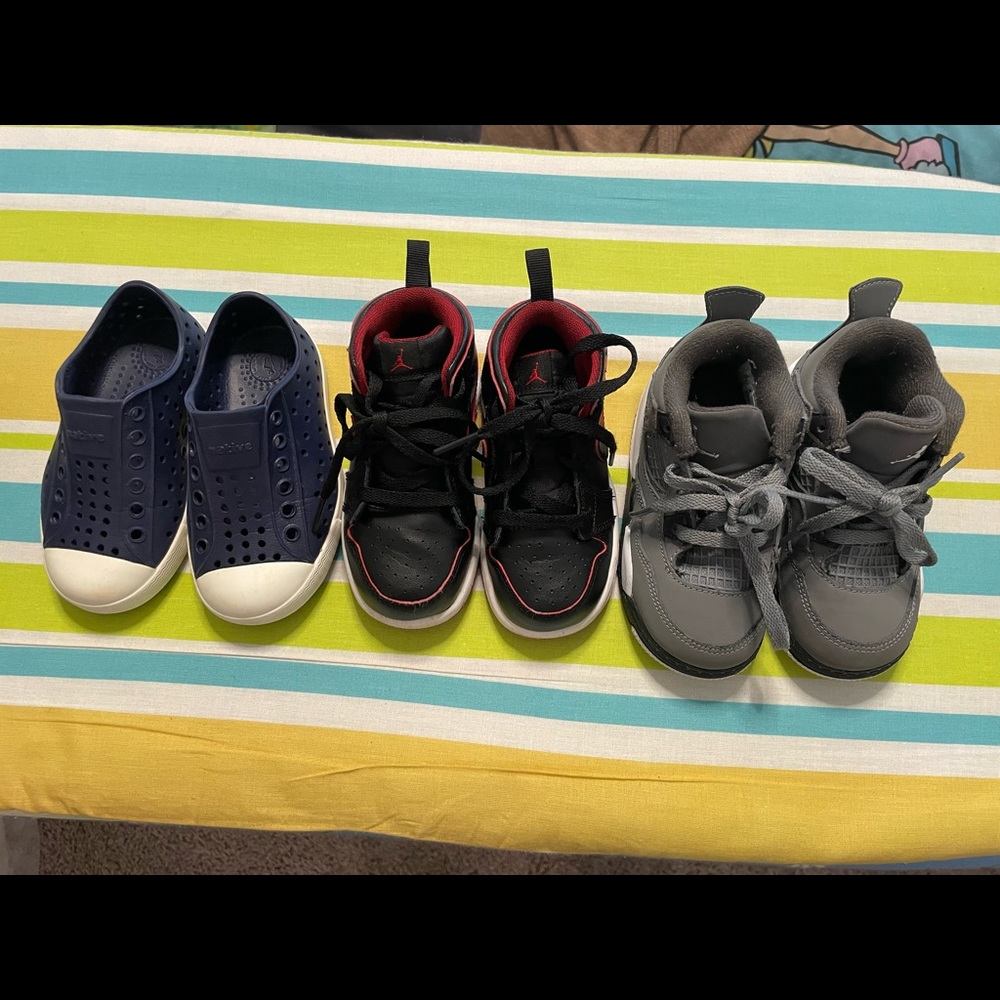 Jordan 1/ Jordan 4 /native shoes all 7c